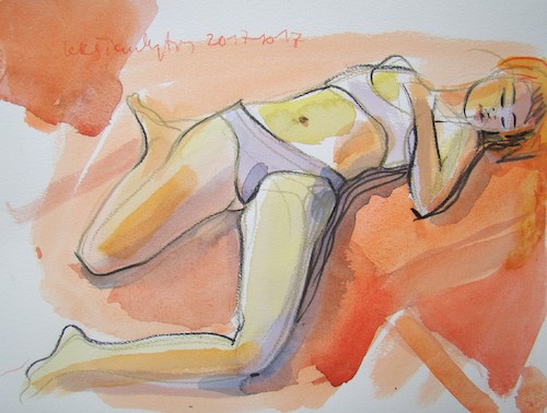Cartoon: Artists and model (medium) by Kestutis tagged artist,model,kestutis,lithuania,sketch