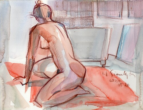 Cartoon: Artists draw 4 (medium) by Kestutis tagged artist,human,figure,kestutis,lithuania,sketch,art,kunst,drawing