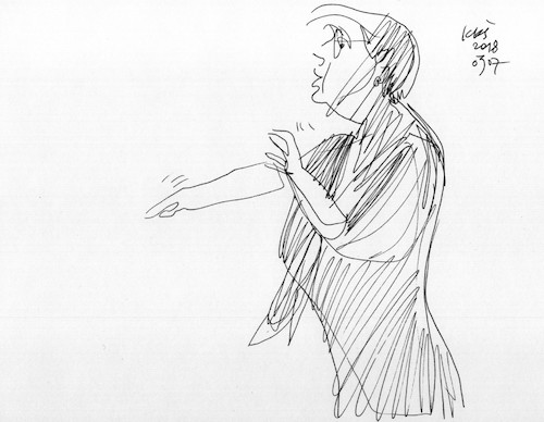Cartoon: Ausra Maldeikiene (medium) by Kestutis tagged politician,sketch,kestutis,lithuania