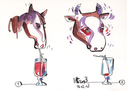 Cartoon: HORSES PROBLEM (medium) by Kestutis tagged skandal,food,meat,burger,lasagne,gb,europa,eu,fleisch,scandal,kingdom,united,pferdefleisch,pferd,problem,horse,horses,kestutis