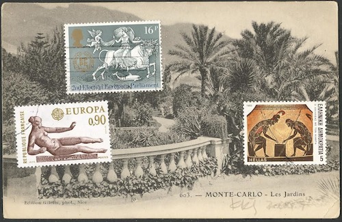 Cartoon: Old postcard telling (medium) by Kestutis tagged dada,postcard,mail,art,eu,europa,kestutis,lithuania