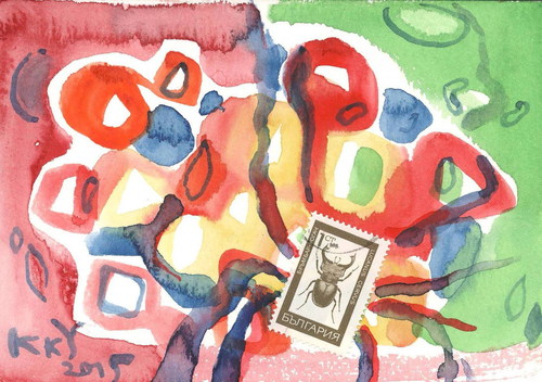 Cartoon: Other form 2 (medium) by Kestutis tagged dada,postcard,art,kunst,nature,kestutis,lithuania