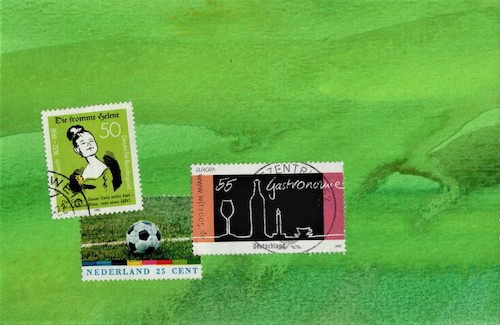 Cartoon: Picnic (medium) by Kestutis tagged comic,strip,postcard,art,picnic,gastronomy,kestutis,lithuania,soccer,football