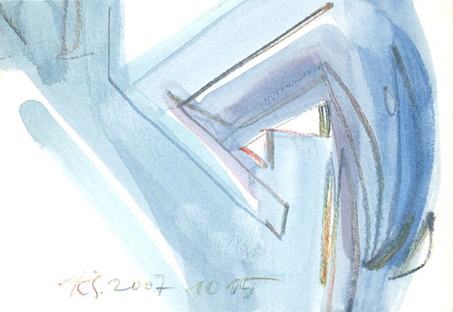 Cartoon: Postcard. Automatism (medium) by Kestutis tagged kunst,art,siaulytis,kestutis,automatism,drawing,postcard