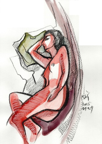 Cartoon: Quick drawings 5 (medium) by Kestutis tagged quick,drawing,nude,art,kunst,sketch,kestutis,lithuania