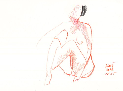Cartoon: Quick Sketch 7 (medium) by Kestutis tagged quick,sketch,kestutis,lithuania,model,artist,coffee