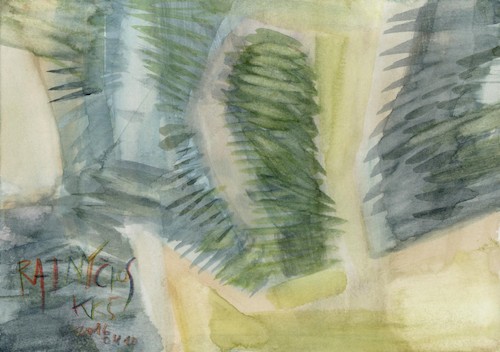 Cartoon: Ratnycia river  plants (medium) by Kestutis tagged river,plant,kestutis,lithuania,dada,watercolor