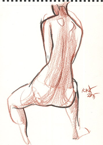 Cartoon: Sketch. Artist and model 4 (medium) by Kestutis tagged sketch,artist,model,kestutis,lithuania