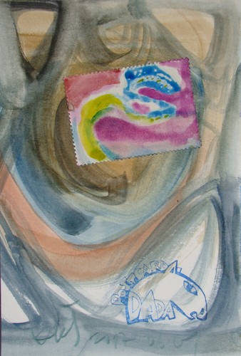 Cartoon: Spiral (medium) by Kestutis tagged spiral,dada,postcard,mail,art,kunst,kestutis,lithuania