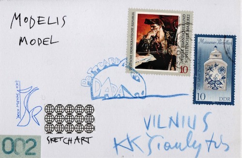 Cartoon: Two sketch art postcards 5 (medium) by Kestutis tagged sketch,art,kunst,postcard,kestutis,lithuania