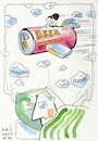 Cartoon: A football fans dream in Qatar (small) by Kestutis tagged football,fan,bier,kestutis,lithuania,dream,soccer,qatar,fifa,world,cuo,beer