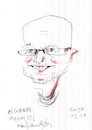 Cartoon: Algirdas Mikutis (small) by Kestutis tagged sketch,kestutis,lithuania,art,kunst