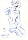 Cartoon: Another profile (small) by Kestutis tagged sketch kestutis lithuania another profile art kunst