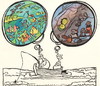 Cartoon: Approach (small) by Kestutis tagged approach fisherman man woman fish kestutis sluota adventure nature angler