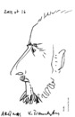 Cartoon: Artist Arunas (small) by Kestutis tagged caricature artist kestutis lithuania sketch