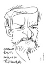 Cartoon: Artist Gintaras (small) by Kestutis tagged artist sketch kestutis lithuania caricature