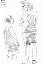 Cartoon: Artists and models. Sketches 8 (small) by Kestutis tagged sketch,art,kunst,kestutis,lithuania,model