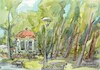 Cartoon: At the resort. 4 (small) by Kestutis tagged resort,sketch,kestutis,lithuania,watwercolor