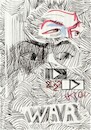 Cartoon: Automatic drawing. 15 (small) by Kestutis tagged war,russia,russland,krieg,ukraine,youtube,sketch,kestutis,lithuania,art,kunst