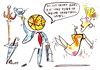 Cartoon: BASKETBALL MAKE-UP (small) by Kestutis tagged basketball,sports,makeup,game,ball,happening