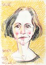 Cartoon: Birute Mar (small) by Kestutis tagged sketch,kestutis,lithuania,actress