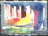 Cartoon: City with squares (small) by Kestutis tagged dada postcard kestutis lithuania nature city watercolor