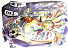 Cartoon: COPERNICAN THEORY (small) by Kestutis tagged sun sports football basketball fußball soccer copernicus fans