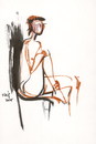 Cartoon: DADA Sketch. Model (small) by Kestutis tagged dada,sketch,kestutis,lithuania,art,kunst