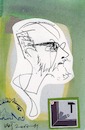 Cartoon: Dmitrij Gutov (small) by Kestutis tagged sketch,postcard,kestutis,lithuania,dada,art,kunst