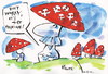 Cartoon: DONT WORRY! (small) by Kestutis tagged fashion forest news vald aktuelles pilze mushrooms socialism communism red rot