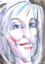 Cartoon: edda von sinnen 2 (small) by Kestutis tagged edda von sinnen kestutis lithuania portrait