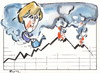 Cartoon: EURO MOUNTAINS. (small) by Kestutis tagged deutschland,germany,help,zeit,eu,euro,angela,merkel,europe,krise,crisis,mountains,money,finance