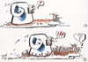 Cartoon: EVOLUTION (small) by Kestutis tagged revolution,evolution,snail,balcony,politics