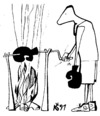 Cartoon: FATE (small) by Kestutis tagged sport,fate,boxing,sluota,food