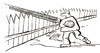 Cartoon: FENCE. ZAUN. TVORA (small) by Kestutis tagged fence,zaun,owner,human