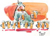 Cartoon: Festive norm (small) by Kestutis tagged oktoberfest,beer,bier,kestutis,lithuania