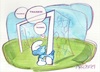 Cartoon: Gratitude (small) by Kestutis tagged smurfs,comics,kestutis,lithuania,euro,uefa,peyo,europameisterschaft,spiel,ball,sport,fans,football,gratitude,soccer,footie,portugal,belgium,thanks