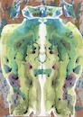Cartoon: Green man (small) by Kestutis tagged green,man,dada,watercolor,klecksography,art,kunst,kestutis,lithuania