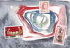 Cartoon: History labyrinth (small) by Kestutis tagged dada postcard kestutis lithuania history labyrinth