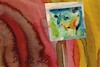 Cartoon: Hot summer (small) by Kestutis tagged hot summer watercolor postage dada postcard kestutis lithuania