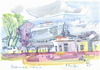 Cartoon: Impression (small) by Kestutis tagged new year impression watercolor sketch aquarellskizze kestutis lithuania