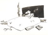 Cartoon: iPad conquers tv and other (small) by Kestutis tagged kestutis,lithuania,tv,ipad,computer