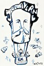 Cartoon: JULES VERNE EXLIBRIS (small) by Kestutis tagged exlibris,book,adventure,fiction,buch,kestutis,lithuania