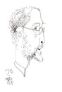 Cartoon: Jurgis Gimberis (small) by Kestutis tagged artist,writer,caricature,kestutis,lithuania