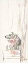 Cartoon: LONDON. BATTERSEA PARK (small) by Kestutis tagged park london animal nature pet tree lake sketch watercolor