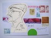 Cartoon: Mail art with sketch. Aldis (small) by Kestutis tagged sketsh kestutis lithuania