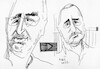 Cartoon: Feygin speaks and listens (small) by Kestutis tagged youtube sketch russia ukraine war postcard kestutis lithuania