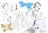 Cartoon: New sketches 8 (small) by Kestutis tagged sketch kestutis lithuania art kunst