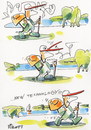 Cartoon: NEW TECHNOLOGY (small) by Kestutis tagged happy,man,bird,new,technology,strip,comic,summer,kestutis,lithuania