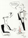 Cartoon: News (small) by Kestutis tagged news,restaurant,kestutis,lithuania,thermometer,tea,waiter,cafe,chef